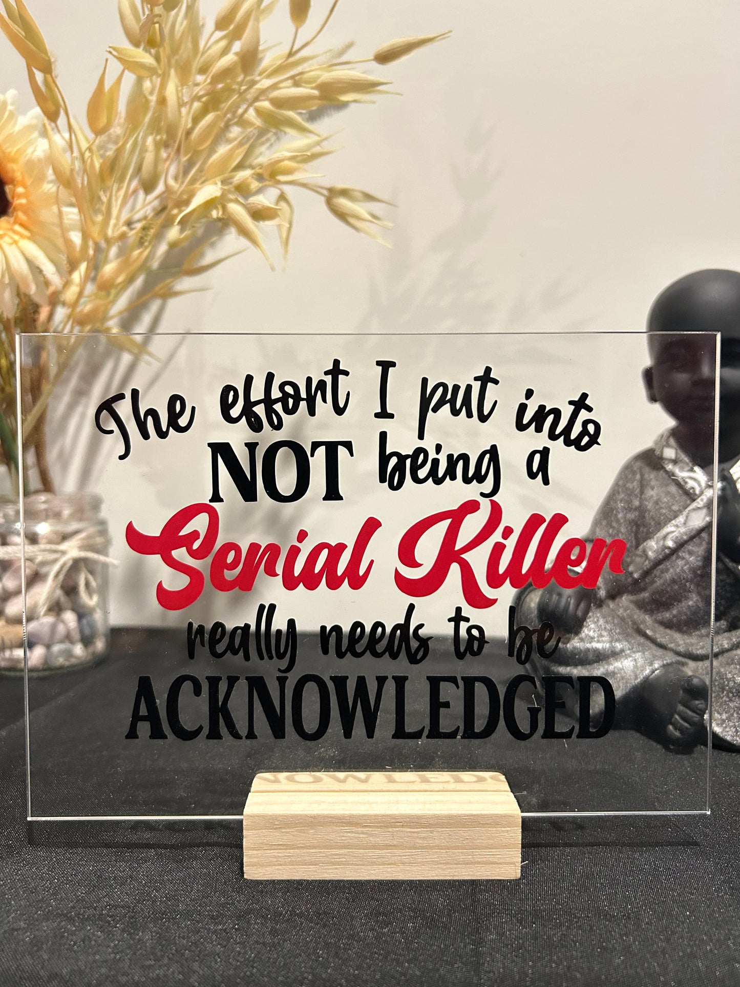 Acrylic Signs - True Crime